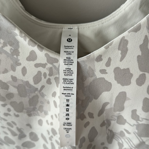 Lululemon Align Tank Top Cheetah Camo Antique White Multi - Picture 7 of 11
